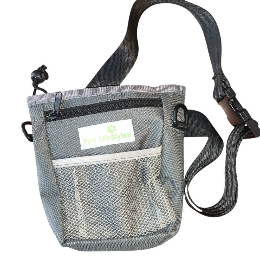 Dog Treat Small Green Bag Pouch Outdoor for Training Feeding Bag Wear on waist